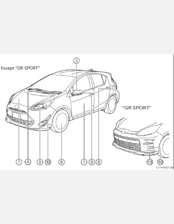 toyota aqua hybrid 2019-2021 owners manual